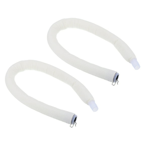 Uxcell 2ft Drain Hose Flexible Air Conditioner Water Pipe Tube for AC HVAC Indoor Internal Unit 2 Pack