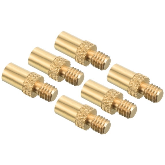 Uxcell 2g Copper Dart Weight Add Accentuator 6 Pcs 15.5mm 2BA Thread Darts Weight Adjuster Dart Accessories Copper Color