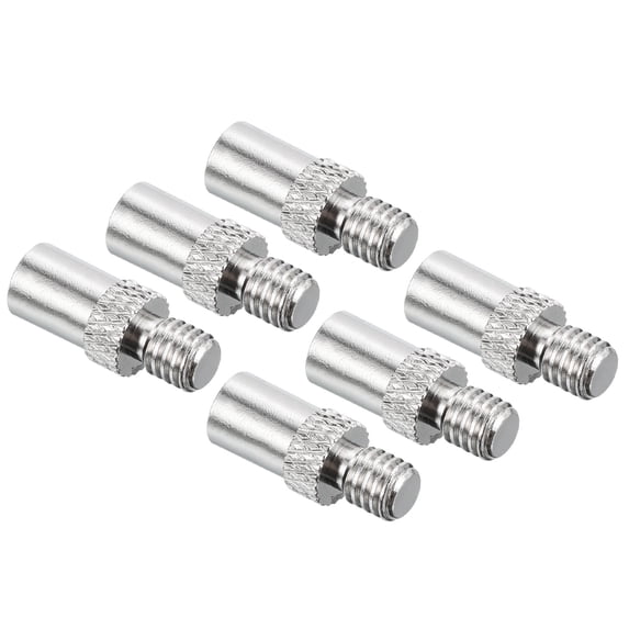 Uxcell 2g Copper Dart Weight Add Accentuator 6 Pcs 15.5mm 2BA Thread Darts Weight Adjuster Dart Accessories Silver