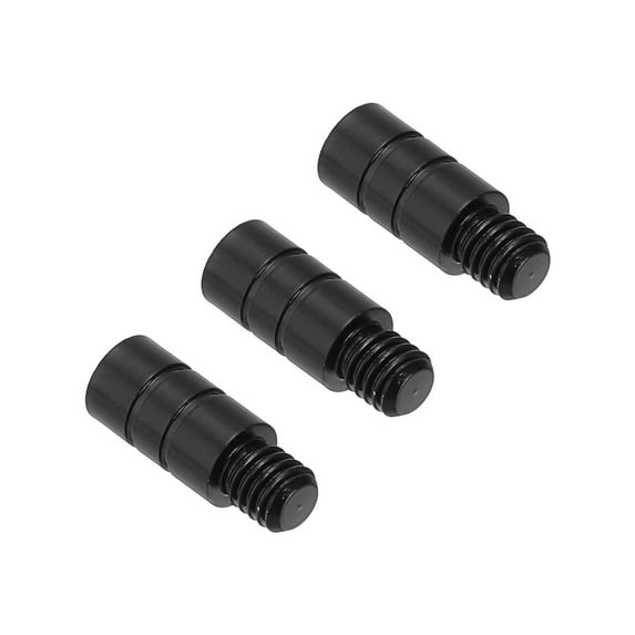 Uxcell 2g Dart Weights, Brass Add Accentuator 2BA Thread for Dart Accessories, Black 3Pcs
