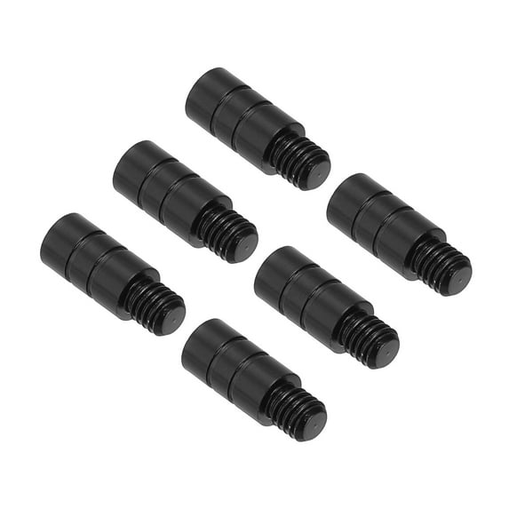 Uxcell 2g Dart Weights, Brass Add Accentuator 2BA Thread for Dart Counter Weight Accessories, Black 6Pcs