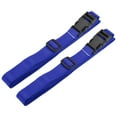 thumbnail image 1 of Uxcell 2m Adjustable with Quick Release Buckle Luggage Straps, Blue 2 Pack, 1 of 5