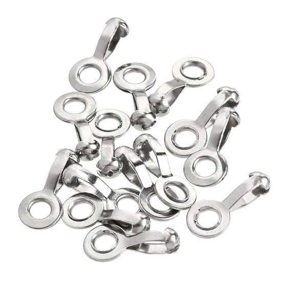 Uxcell 2mm 2.4mm Pull Loop Ball Chain Connector for 15 Count