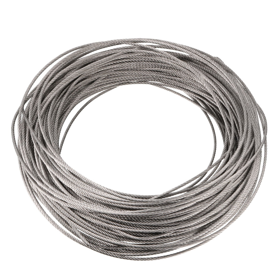 Uxcell 1.5mm Dia 25m 82ft Length 304 Stainless Steel Wire Rope