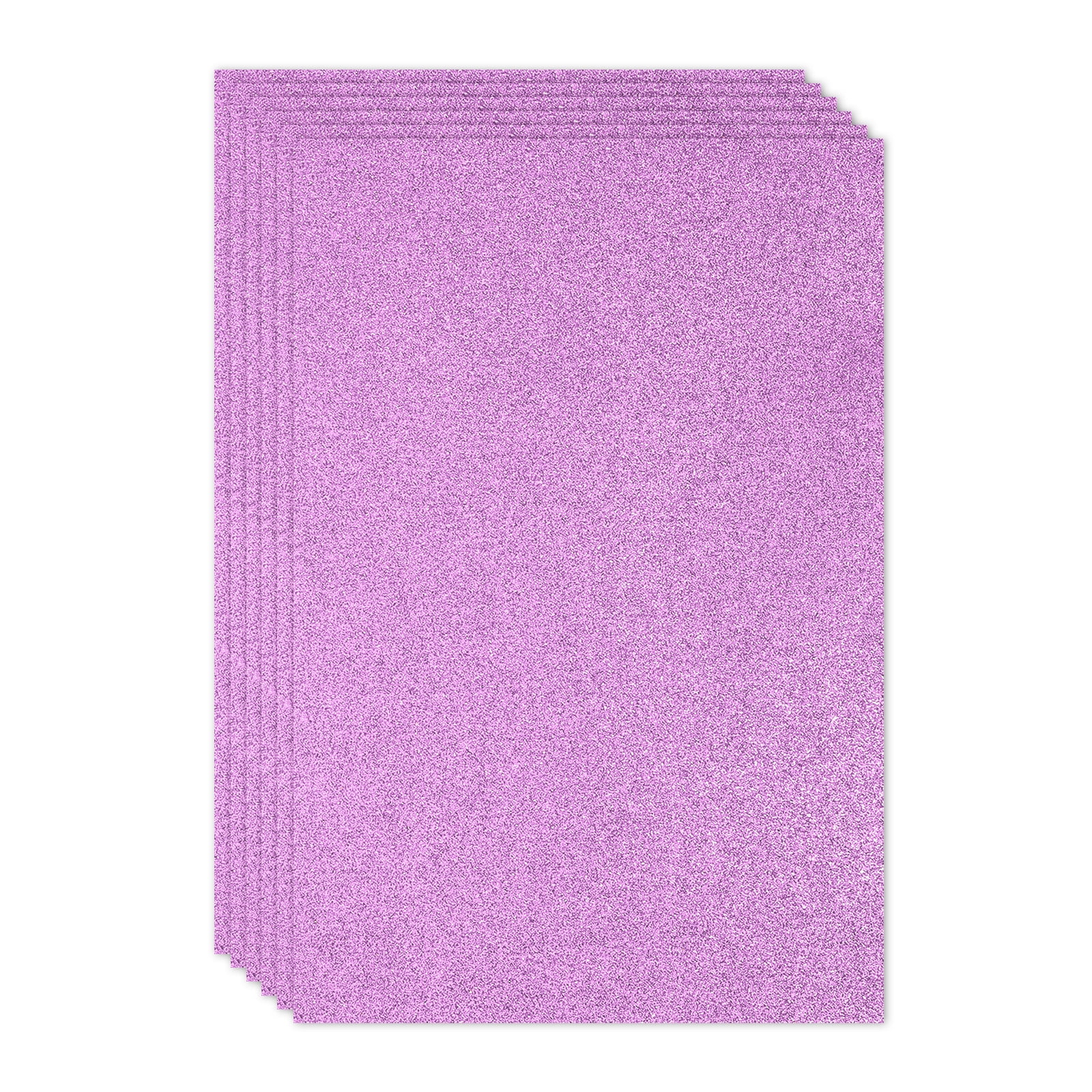 Uxcell 2mm(1/10") Thick Non Adhesive Glitter Foam Sheet 16x24inch(40x60cm) Dark Purple, EVA Shiny Foam Board for Craft, 6 Pcs
