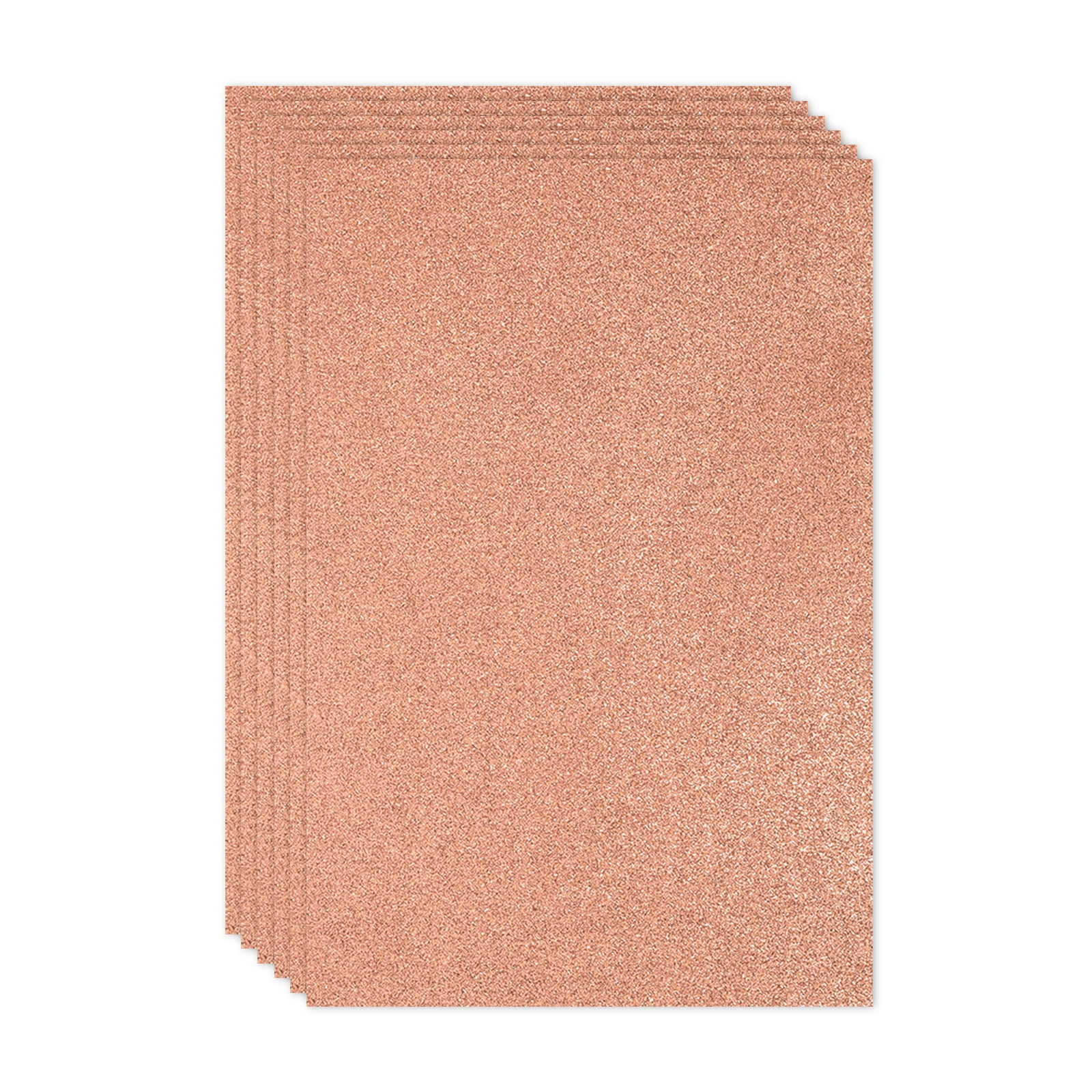 Uxcell 2mm(1/10") Thick Adhesive Glitter Foam Sheet 16x24inch(40x60cm) Light Yellow, EVA Shiny Foam Board for Craft, 6 Pcs