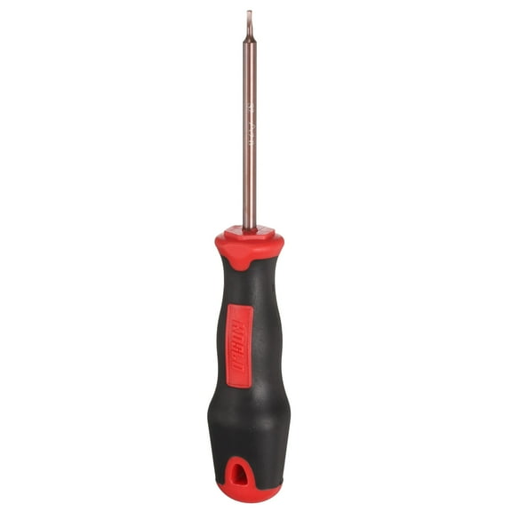 Uxcell 2mm Triangle Screwdriver 7.09" Magnetic Screwdrivers 4.02" Heat-Treated S2 Alloy Steel with Ergonomic Handle for DIY Repairing, Red Brown