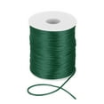 thumbnail image 1 of Uxcell 2mm x 110 Yard Nylon String Cord Beading Satin String for Jewelry Making Dark Green, 1 of 7