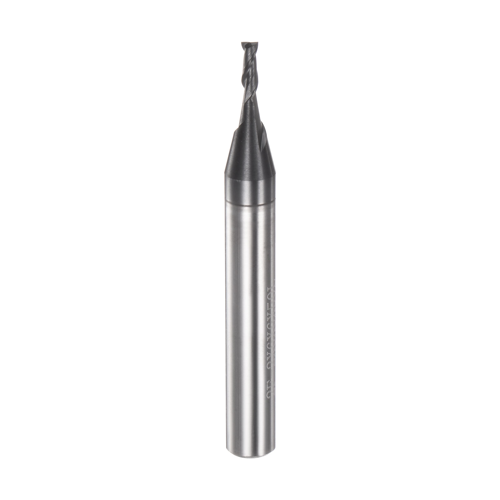 Uxcell 2mm x 6mm x 6mm x 50mm Solid Carbide AlTiN Coated 2 Flutes Square End Mill Milling Bit