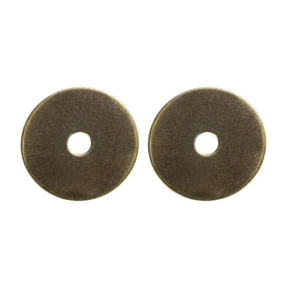 Uxcell 2pack Cabinet Knob Backplate, 1.18 Inch Round Shape Radial Backplate Washers Classical Furniture Decoration Gasket for Cabinet Drawer Cupboard Doors Hardware