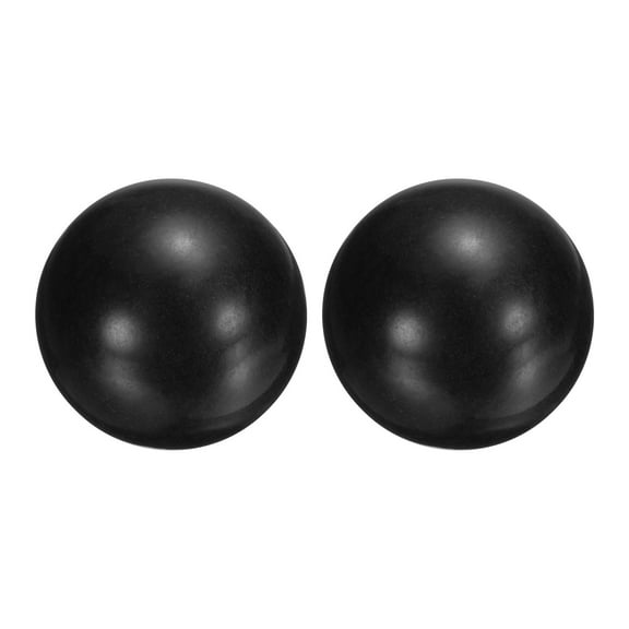 Uxcell 2pack POM Plastic Bearing Balls, 30mm Solid Plastic Balls, G2 Precision Polypropylene Mini Ball, Black