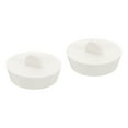 thumbnail image 1 of Uxcell 2Pcs Rubber Drain Stopper Bathtub Drain Plug Rubber Sink Stopper Drain Plug White 1-3/4 Inch to 2 Inch, 1 of 6