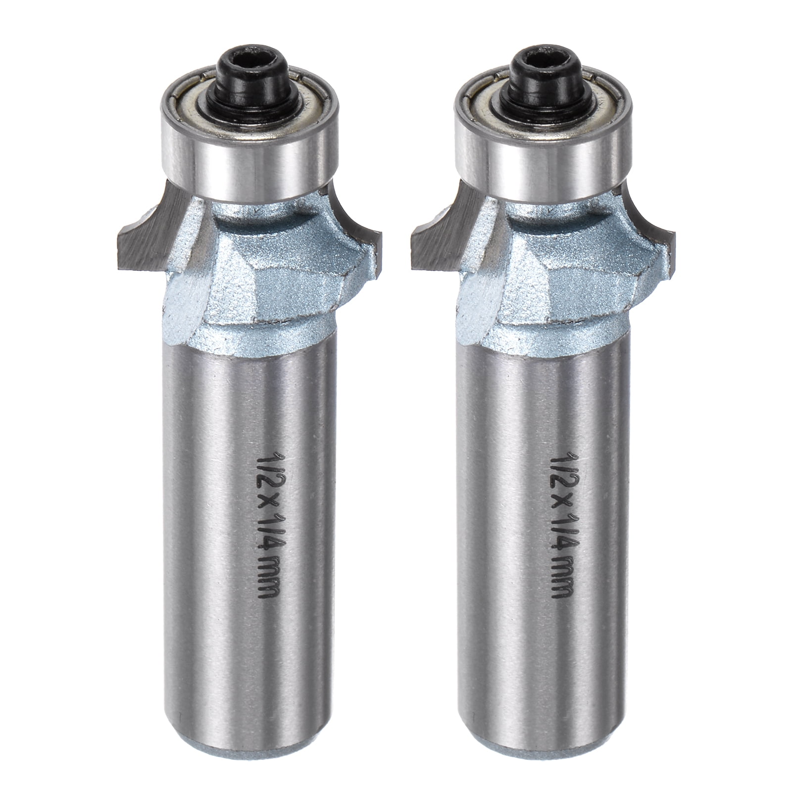 Rounder Router Bit For Metal Uxcell 2packs Roundover Router Bit 1/2 Shank 1/8