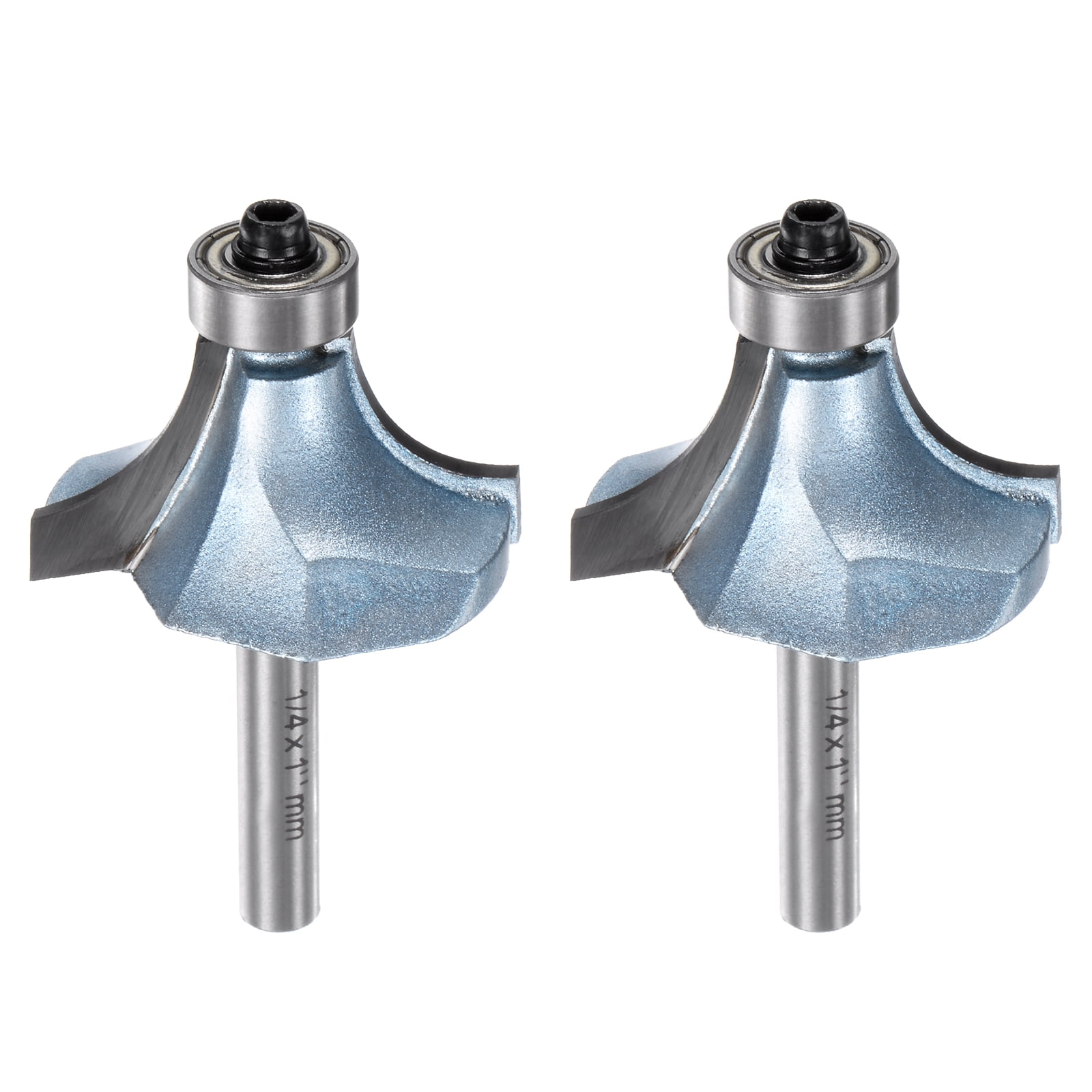 Rounder Router Bit For Metal Uxcell 2packs Roundover Router Bit 1/4 Shank 1/2