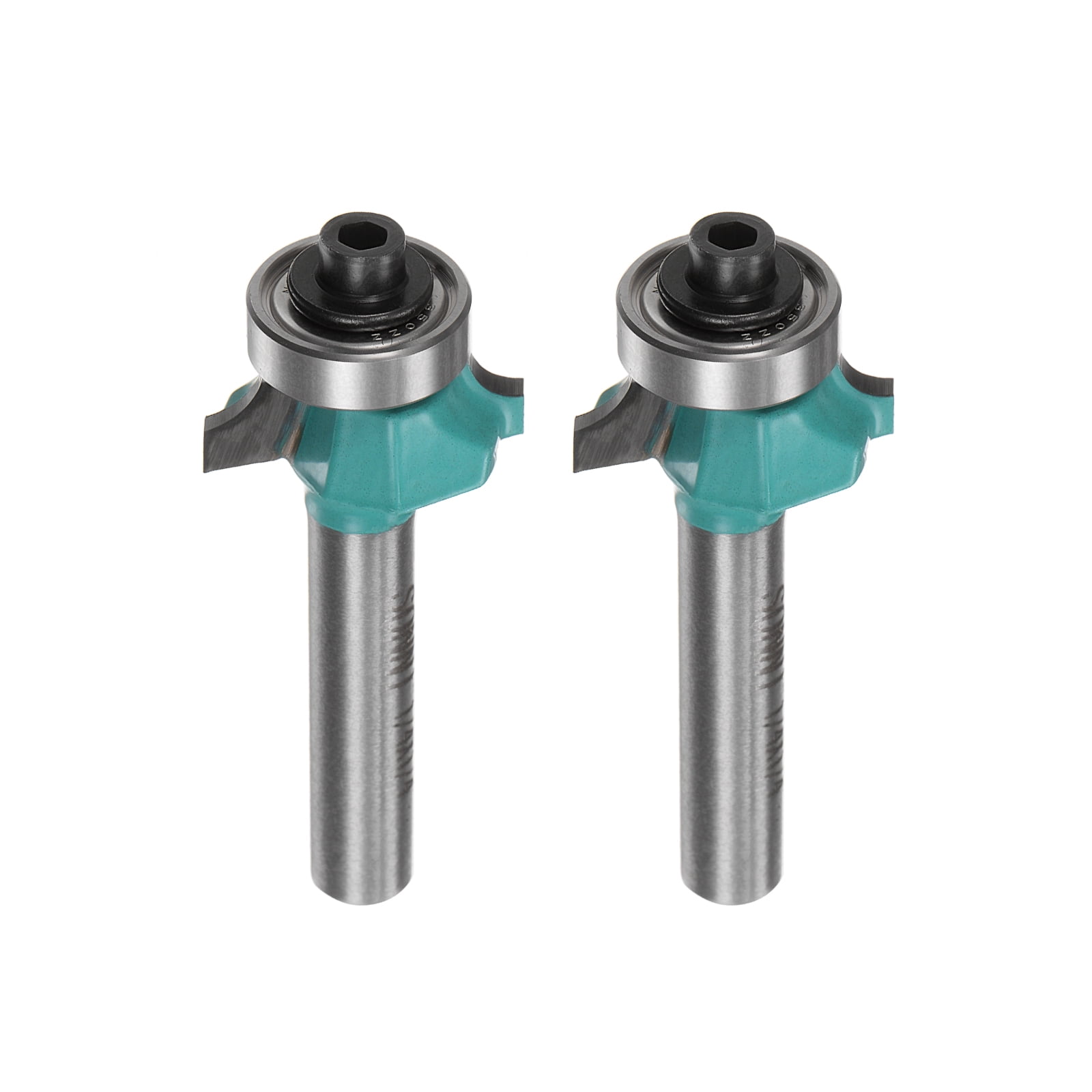BITITZ 2-Pack Upcut Spiral Router Bits - 1/8" Cutting Diameter, 1" Cutting Length, 1/4" Shank (Blue Coating) - View #8