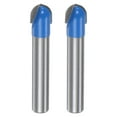 thumbnail image 1 of Uxcell 2packs Router Bit Core Box 1/4 Shank 5/16 Inch Cutting Dia. 2 Flutes Carbide Cutter, 1 of 5