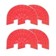 thumbnail image 1 of Uxcell 2pair Heel Plates Sole Protector Size 10-11 Non Slip Pad Replacement for Sneakers, Red, 1 of 6
