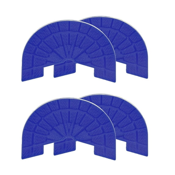 Uxcell 2pair Heel Plates Sole Protector Size 8.5-9 Non Slip Pad Replacement for Sneakers, Dark Blue
