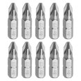 thumbnail image 1 of Uxcell 10pcs 1/4" Hex Shank PZ2 Head 1" Length S2 Screwdriver Bits, 1 of 6