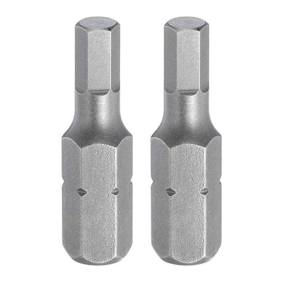 Uxcell 2pcs 1/4" Hex Shank H4 Head 1" Length Hexagon Drill Bit
