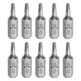thumbnail image 1 of Uxcell 10pcs 1/4" Hex Shank SQ0 Head 1" Length S2 Square Head Screwdriver Bit, 1 of 6