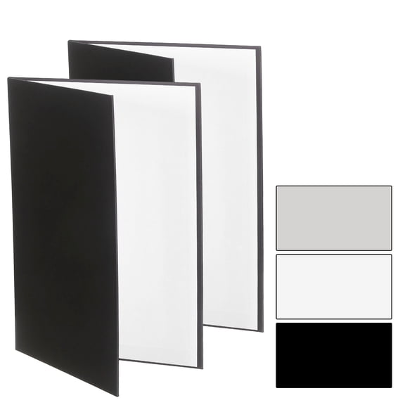 Uxcell 2pcs 17"x11" Light Reflector 3 in 1 Photography Reflector Cardboard