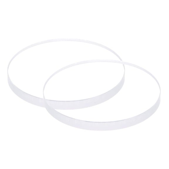 Uxcell 2pcs 28mmx3mm High Transmittance Watch Crystal Lens Glass Round Flat Mineral