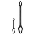 thumbnail image 1 of Uxcell 2pcs 3-17mm 8-22mm Double-ended Adjustable Wrench 0.2" 0.3" Thick, Black, 1 of 6