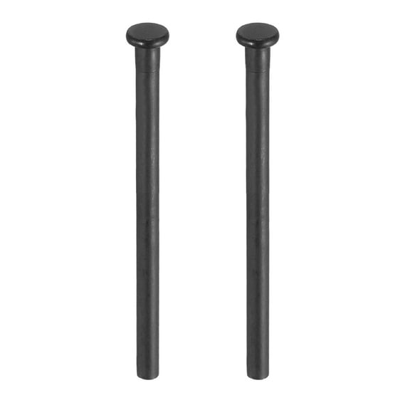 Uxcell 2pcs 3.5 Inch Door Hinge Pins, Removable Brushed Door Hinge Interior Hinge,Matte Black