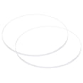 thumbnail image 1 of Uxcell 2pcs 35.5mmx2mm High Transmittance Watch Crystal Lens Glass Round Flat Mineral, 1 of 7