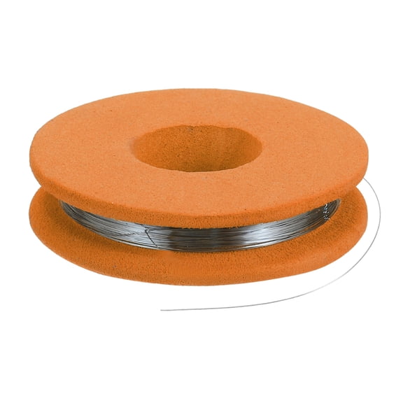 Uxcell 2pcs 38 AWG Nichrome Wire, 33ft Cr20Ni80 Heating Resistance Wire for Heating Element Electronic Component Repairing, Orange