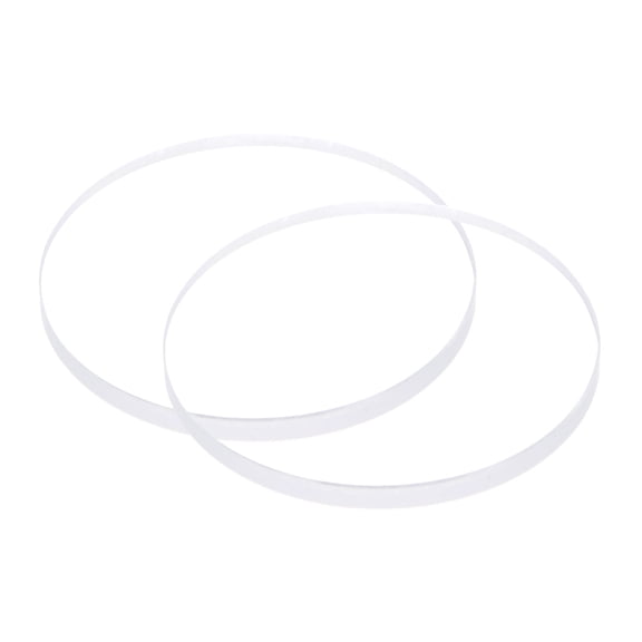 Uxcell 2pcs 38mmx3mm High Transmittance Watch Crystal Lens Glass Round Flat Mineral