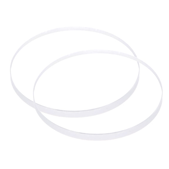 Uxcell 2pcs 39mmx3mm High Transmittance Watch Crystal Lens Glass Round Flat Mineral