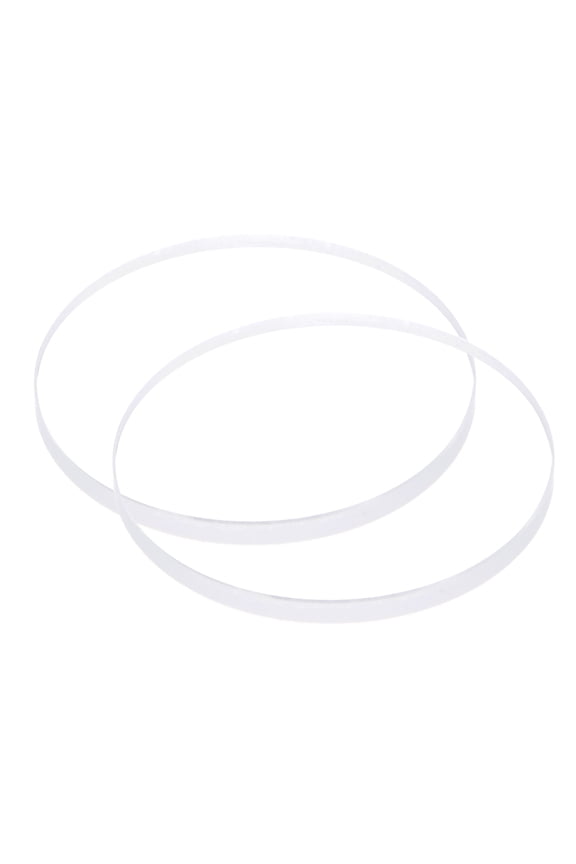 2pcs 39mmx3mm High Transmittance Watch Crystal Lens Glass Round Flat Mineral