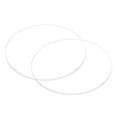 thumbnail image 1 of Uxcell 2pcs 45.5mmx2mm High Transmittance Watch Crystal Lens Glass Round Flat Mineral, 1 of 6