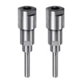 thumbnail image 1 of Uxcell 2pcs 6.35mm to 8mm Router Collet Extension Rod Converter Adapter for Engraving Bit, Drilling, 1 of 5
