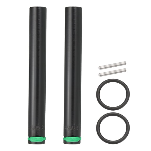 Uxcell 2pcs 6 Point Deep Impact Socket 1/2" Drive 19mm Metric Standard Socket 8" Long Cr-Mo Steel Spindle Axle Hex Nut Bolt Sockets with Rubber Ring Locking Pin