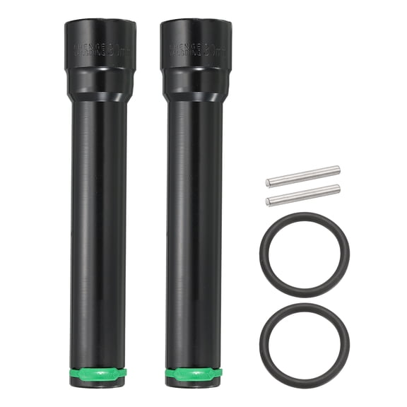 Uxcell 2pcs 6 Point Deep Impact Socket 1/2" Drive 30mm Metric Standard Socket 8" Long Cr-Mo Steel Spindle Axle Hex Nut Bolt Sockets with Rubber Ring Locking Pin