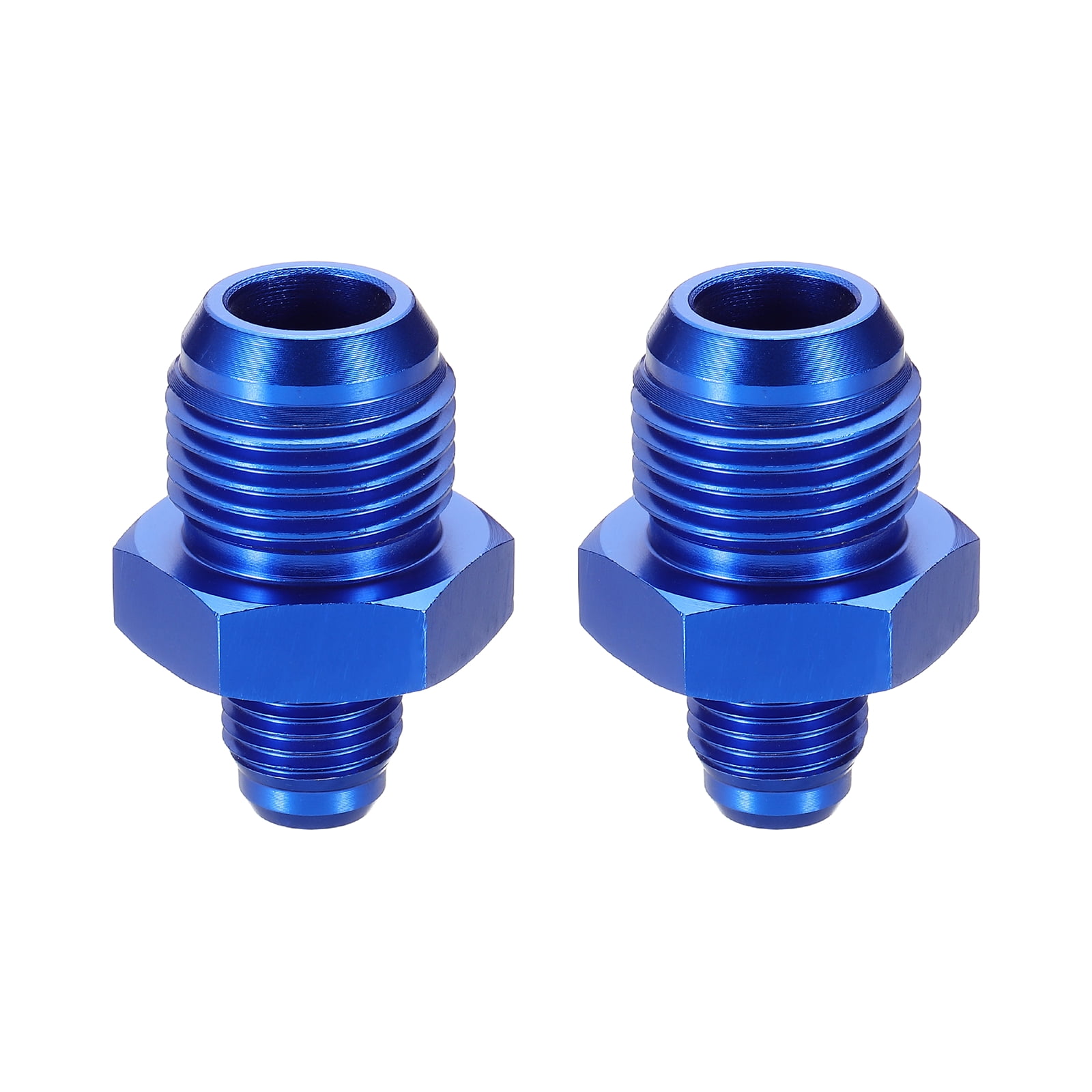 6an Thread Uxcell 2pcs 6AN Male to 10AN Male Straight Flare Adapter Pipe Thread ...
