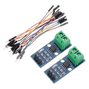 Uxcell 2pcs ACS712 Current Sensor Module 30A Hall Effect Current Sensor AC/DC with Cable
