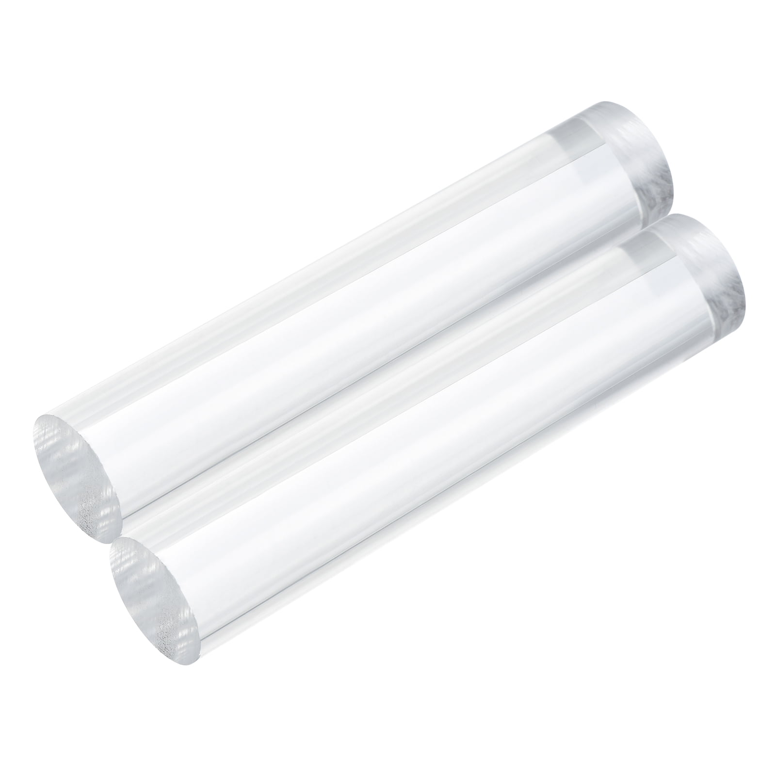 Uxcell 2pcs Acrylic Round Rods 13/16