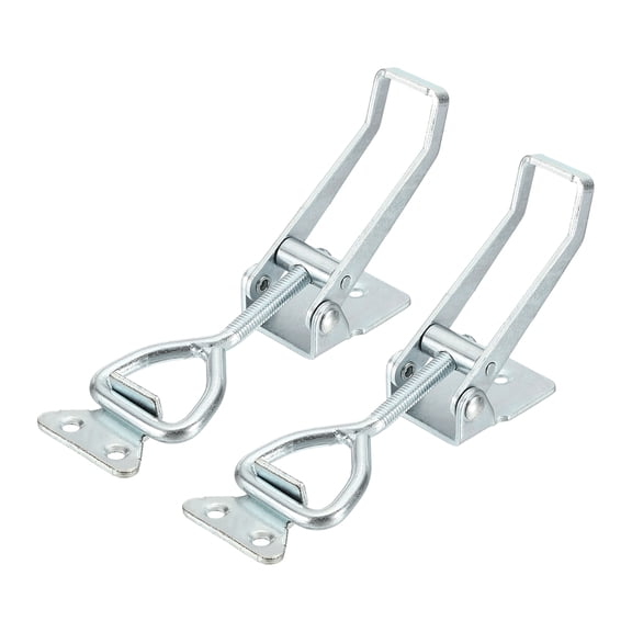 Uxcell 2pcs Adjustable Toggle Clamp M8x40mm 770lbs 4003 Style, Silver