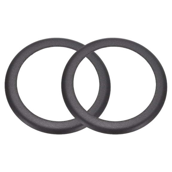 Uxcell 2pcs Air Compressor Compression Piston Ring 74.5mm OD 56mm ID 1.0mm Thickness Universal Air Compressor Replacement Piston Ring Seal for Air Pump Systems, Black