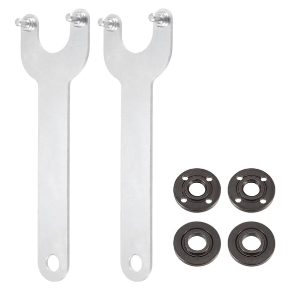 Uxcell 2pcs Angle Grinder Nut Angle Grinder Wrench Lock Nut Pin Replacement Spanner