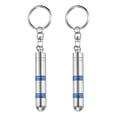 thumbnail image 1 of Uxcell 2pcs Anti-Static Keychain Magnetic Head Car Static Human Body ESD Tool Electricity Discharge Remover Keychains for Car Door House, Blue, 1 of 7