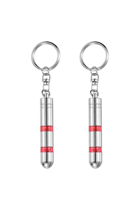2pcs Anti-Static Keychain Magnetic Head Car Static Human Body ESD Tool Electricity Discharge Remover Keychains for Car Door House, Red