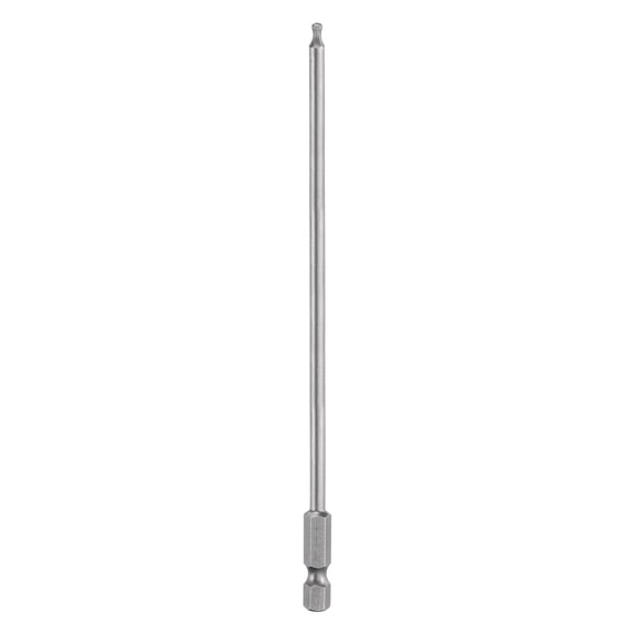 Uxcell 1pcs Ball End Hex Screwdriver Bit 2.5mm (H2.5) Size 1/4" Hex Shank 6" Industrial Grade Magnetic Ball Head Bits