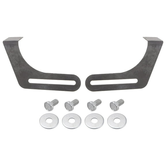 Uxcell 2pcs Bench Grinder Tool Rest 7.87" Carbon Steel Bracket Tool Part Set with Screw for Bench Grinder Polisher Black