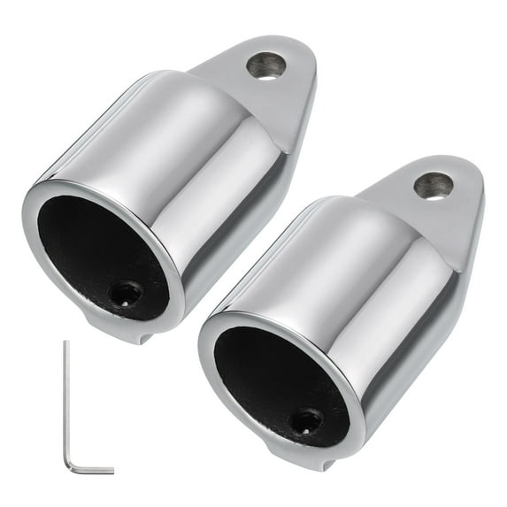 Uxcell 2pcs Bimini Top Jaw Slides with Boat Pin & Cam Clamp 1" Stainless Steel Bimini Top Boat Hardware