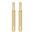 thumbnail image 1 of Uxcell 2pcs Brass Pin Punch 1/4" Non-marring Drive Punch for Watch Repair Automotive, 1 of 5